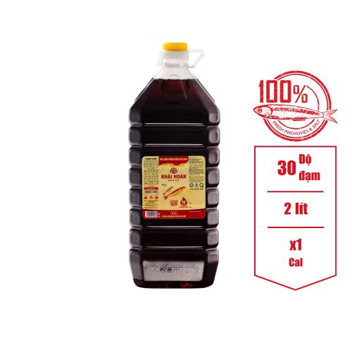 Nước Mắm Phú Quốc Khải Hoàn 30 độ đạm - Can 2 lít